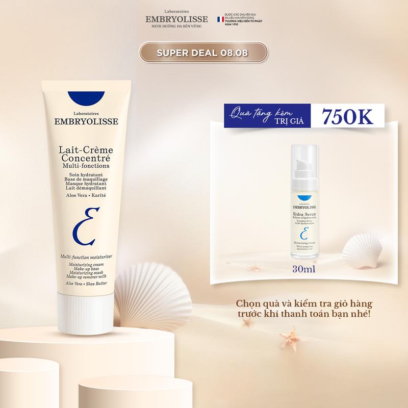 [SUPER DEAL 1] Kem Dưỡng Ẩm Phục Hồi Embryolisse Lait Creme Concentre 75ml