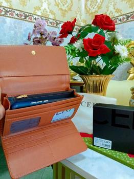 Product Review of CEKA Dompet Wanita Serbaguna Panjang Dompet Croco Kulit Dompet Kartu Terbaru - Lindex Long Wallet from T**s ** 2