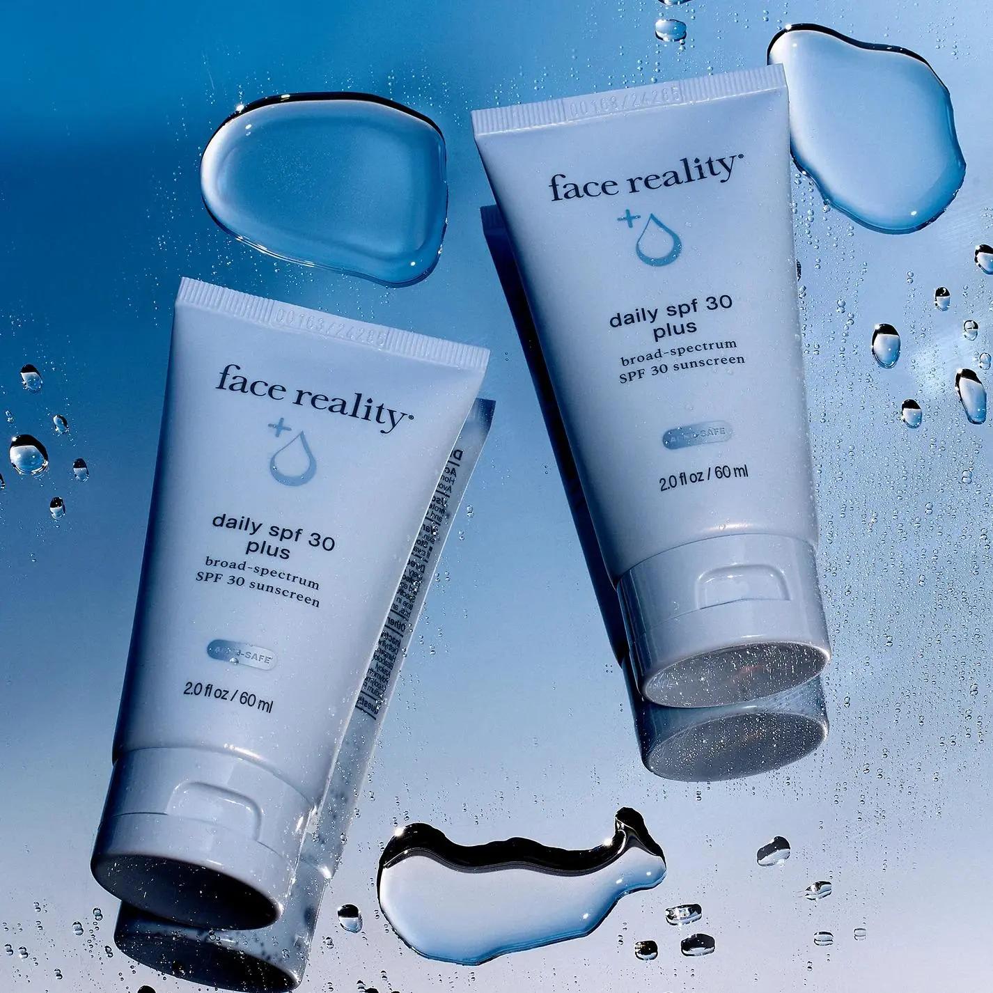 Date 12/26 Face Reality Daily SPF 30 Plus – Kem Chống Nắng Phổ Rộng Cho Da Mụn & Nhạy Cảm, Finish Trong Suốt, Không Nhờn Rít date