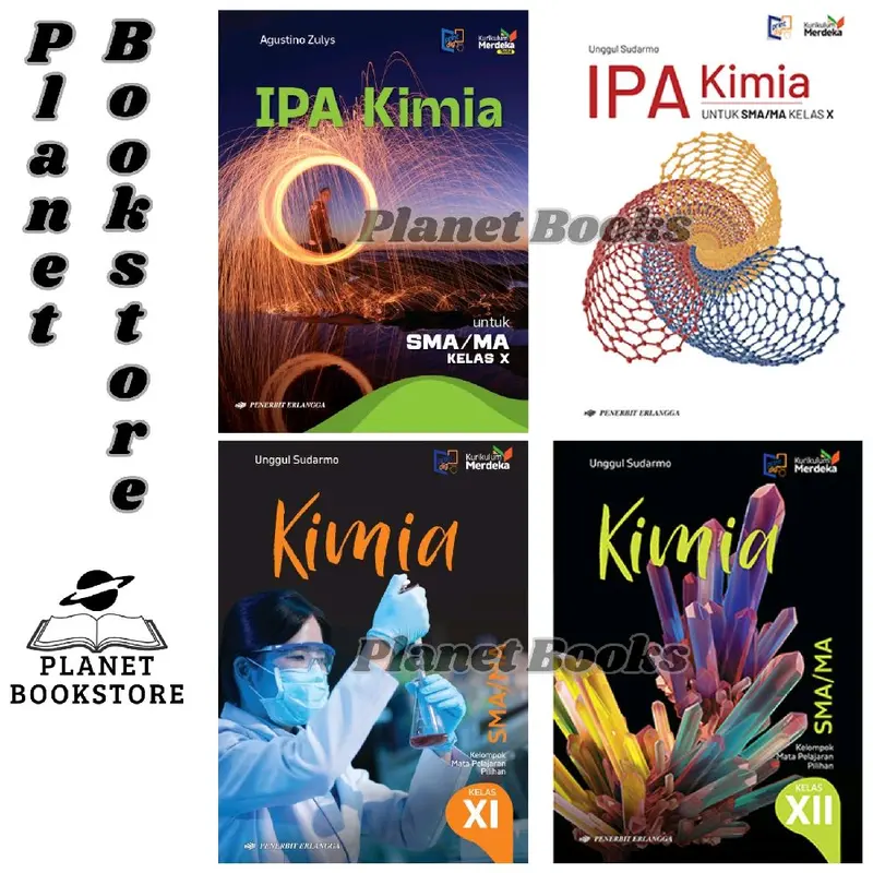 BUKU IPA KIMIA KELAS 1,2,3 ATAU 10,11,12 SMA/MA PENERBIT ERLANGGA REVISI DAN NON REVISI KURIKULUM MERDEKA 0