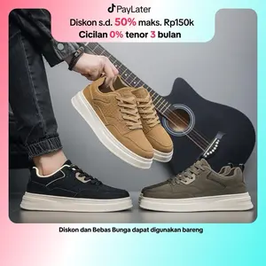 MOMO NEW Sepatu pria kasual Sepatu cowok Sepatu model terbaru keren premium nyaman di pakai Sneakers cowok