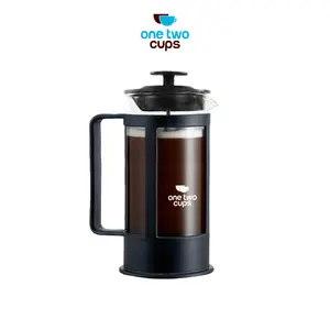 One Two Cups French Press Plunger Coffee Maker Pot - FN35