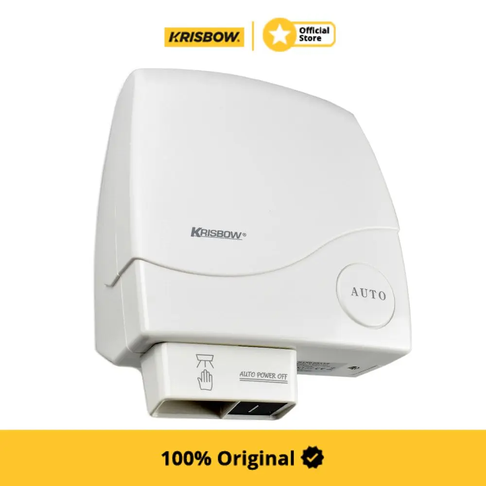 Krisbow Automatic Hand Dryer 1000 Watt Pengering Tangan Air Dryer Otomatis Mesin Pengering