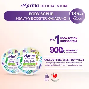 Marina Body Scrub Healthy Booster Kakadu 185ml [2pcs] - Exp Date : 05.2028
