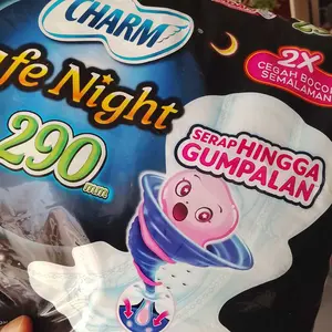 Charm Pembalut Safe Night 29cm Wing 30 pads