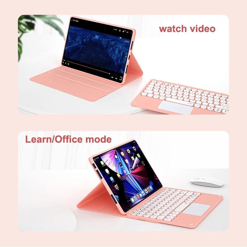 Vỏ bàn phím Touchcho Xiaomi Red mi SE 11 "2023 Redmi 10.61 2022, bàn phím cảm ứng từ tính không dây Bluetooth chuột 3