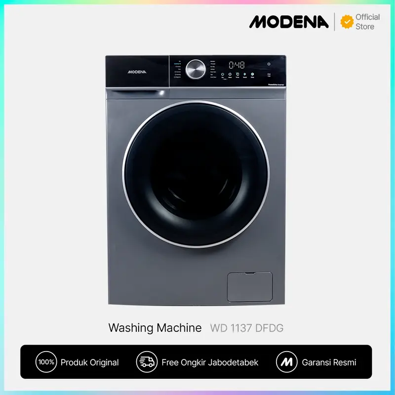 MODENA Washing Machine & Dryer - WD 1137 DFDG 1