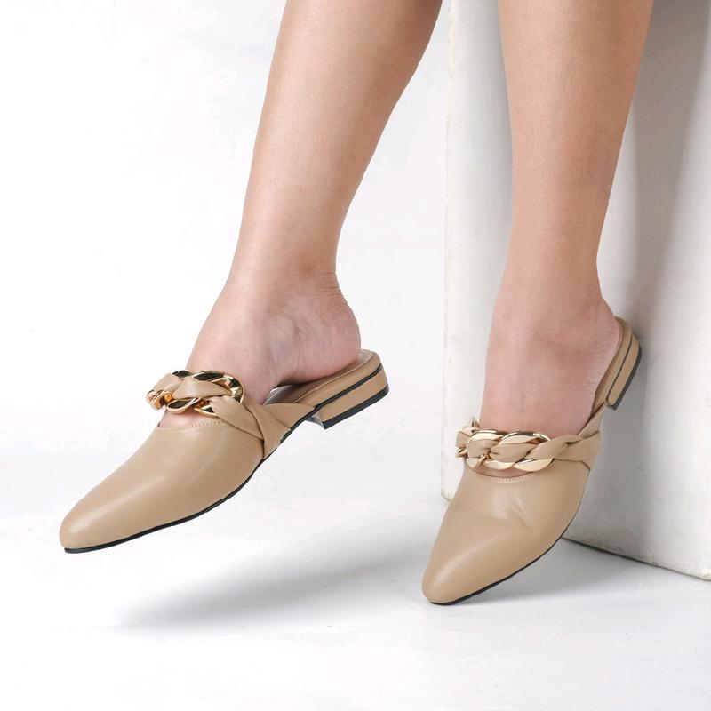 LEONORAWINKEL-CHIARA Sandal Wanita Terbaru Mules 3cm 3