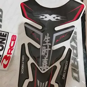 GT MODEL 2 / STIKER TANKPAD / STIKER TIMBUL / STIKER EMBLEM TENGKI MOTOR UNIVERSAL / TENGKI VIXION / CBR / NINJA / BYSON / MEGA PRO Motorcycle