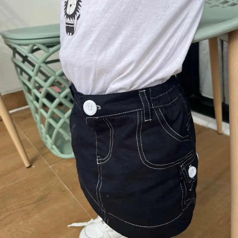 Keenanthi Rok Cargo Mezi List Kids / Rok Cargo List Anak Fashion 7
