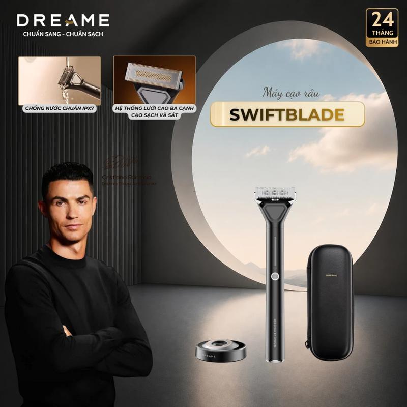 Máy Cạo Râu Dreame SwiftBlade | Cạo Đa Năng | 7.000 Vòng/Phút | Sạc Nhanh 5 Phút | Chống Nước IPX7