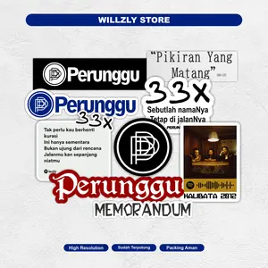 STICKERPACK BAN PERUNGGU VIRAL SUDAH TERPOTONG - Sticker Helm Hp Laptop DLL