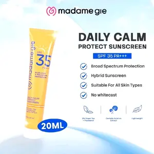 [Free masker organik] Madame Gie Daily Calm Protect Sunscreen SPF35 PA+++ 20ml