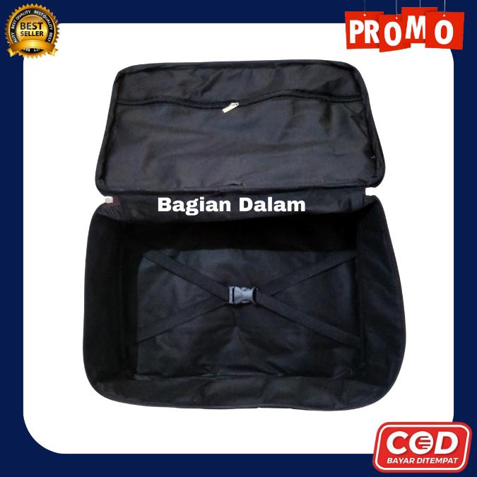Travel Bag Tas Pakaian Tas Mudik Motif Ukuran Jumbo 50cm Pria Wanita - Kelinci Navy 5
