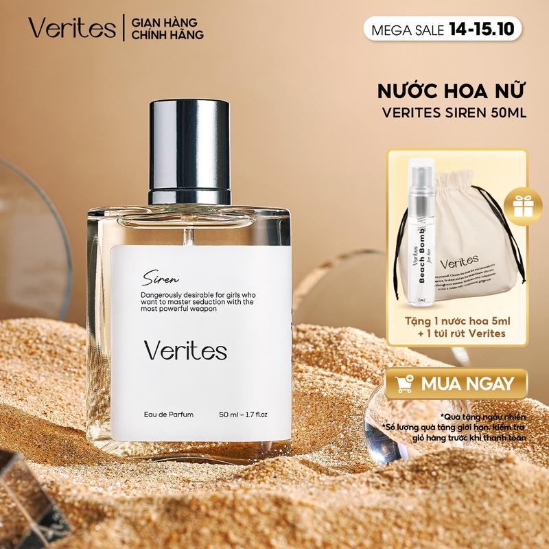 Nước Hoa Verites SIREN 50ml Hương Thơm Quyền Lực, Gợi Cảm, Hiện Đại EDP 20%