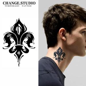 รอยสักชั่วคราว ดีไซน์หมูลายพราง ติดทนนาน 15 วัน กันน้ำ ไม่กลัวแรงเสียดทาน สติ๊กเกอร์รอยสัก