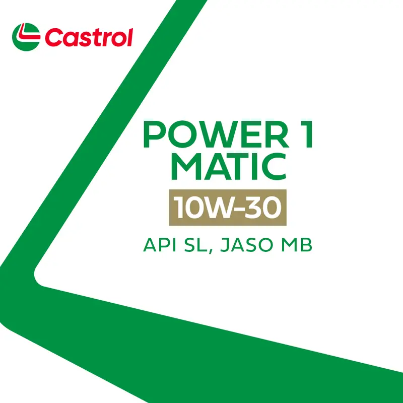 Oli Mesin Motor Castrol POWER1 Matic 10W-30 (0.8L) 2