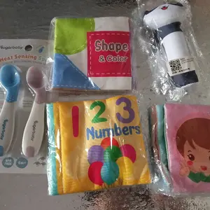 Baby Early Education SOFT BOOK / buku bantal bayi / buku cerita bayi bahan kain anak/ pillow book Mainan Edukasi Karakter Anak Balita Belajar Cerita
