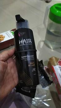Product Review of (Promo Spesial) Aestika Dark Brown Hair Coloring Shampoo  - Pewarna Rambut Beruban Extract from T** 0