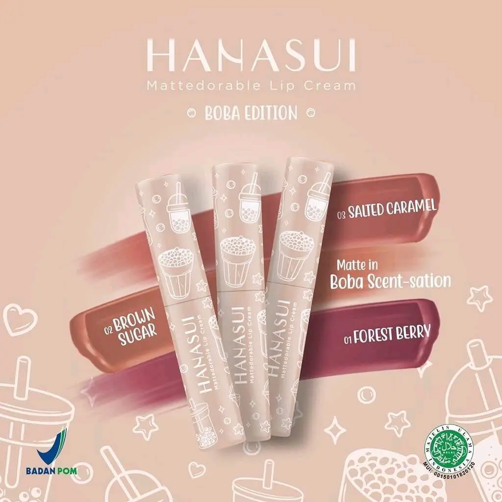 *HANASUI BOBA EDITION* TERSEDIA 6 SHADE*