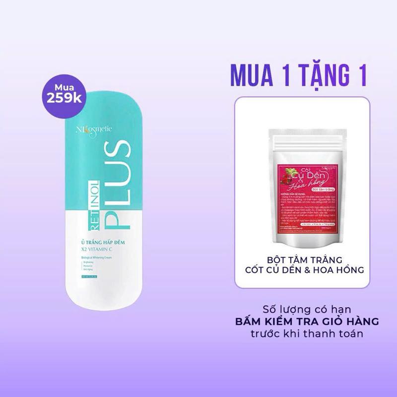  MUA 1 Ủ TRẮNG  Tặng 1 bột tắm trắng Dưỡng Da Body Dưỡng Body duong  trang Làm Đẹp Da Women 