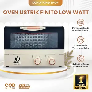 Oven Likstrik Low Watt 13 Liter Multifungsi | Pemanggang Kue Elektrik Aestethic