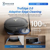Gambar Ecovacs DEEBOT T50S PRO OMNI BLACK Robot Vacuum | 81mm Ultra-Thin Design | TruEdge 2.0 Adaptive Edge Cleaning | AIVI 3D 3.0 OMNI-Approach Technology | ZeroTangle 3.0 dari Ecovacs Indonesia Kota Tangerang 4 Tokopedia