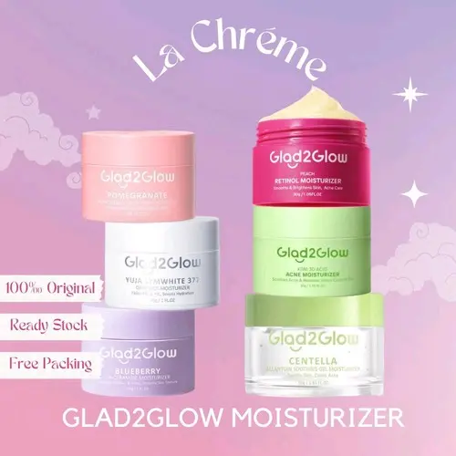 READY STOK MOISTURIZER GLAD2glow G2g Original