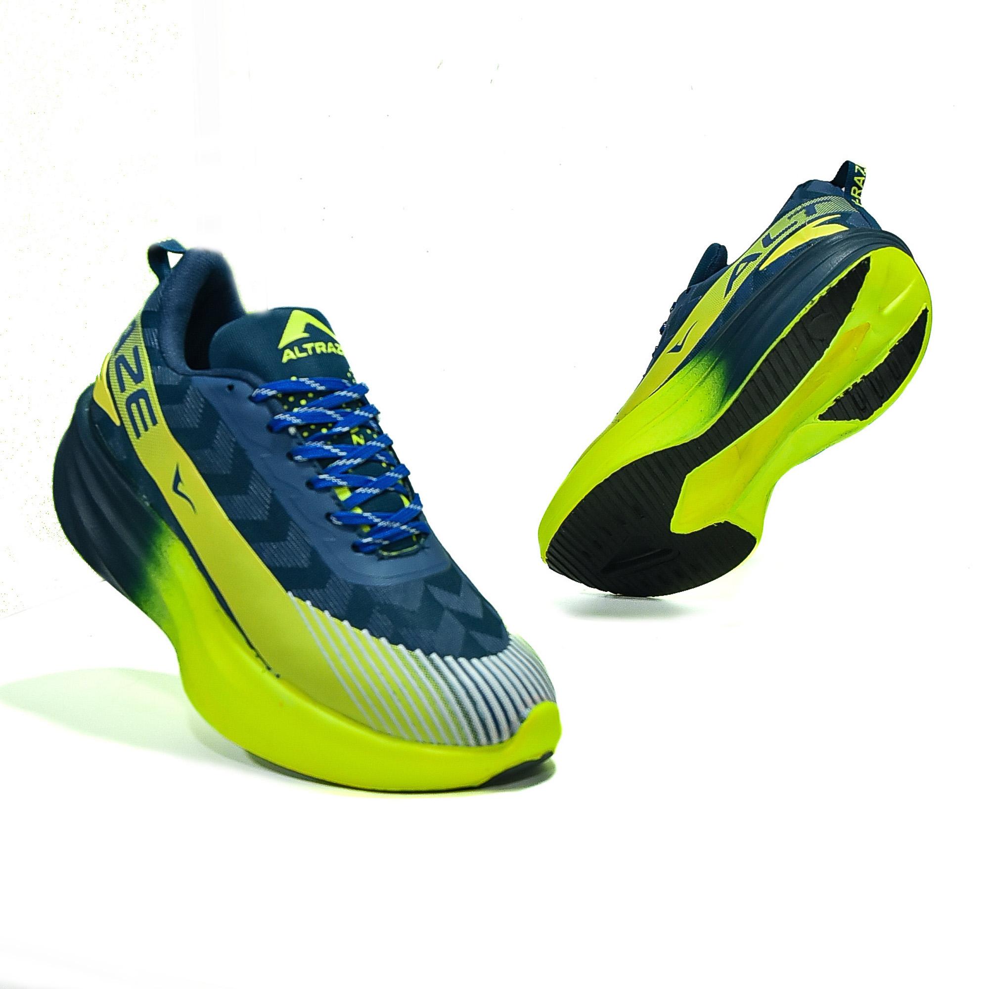 Altraze V-Raze Elite Navy Stabilo - Sepatu Lari Pria Wanita Jogging Sneakers Kasual Olahraga Sporty