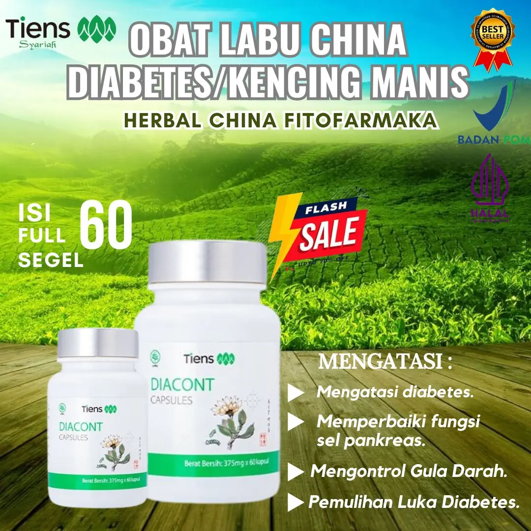 DIACONT Herbal Sedum Membantu Mengontrol gula darah Diabetes Melitus