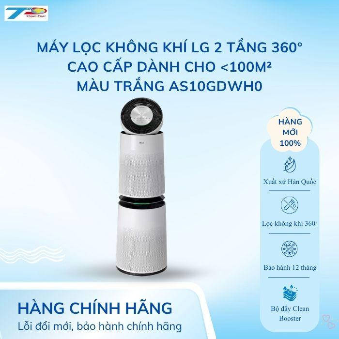 Máy lọc không khí LG PuriCare360 Alpha PET AS10GDWH0 Hàng mới Bảo Hành
