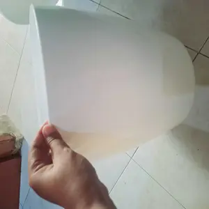 Pot Ember Plastik Roda 50 D-40 Mewah Model Keramik Polos Bahan Tebal Cocok Untuk Bak Mandi Toilet