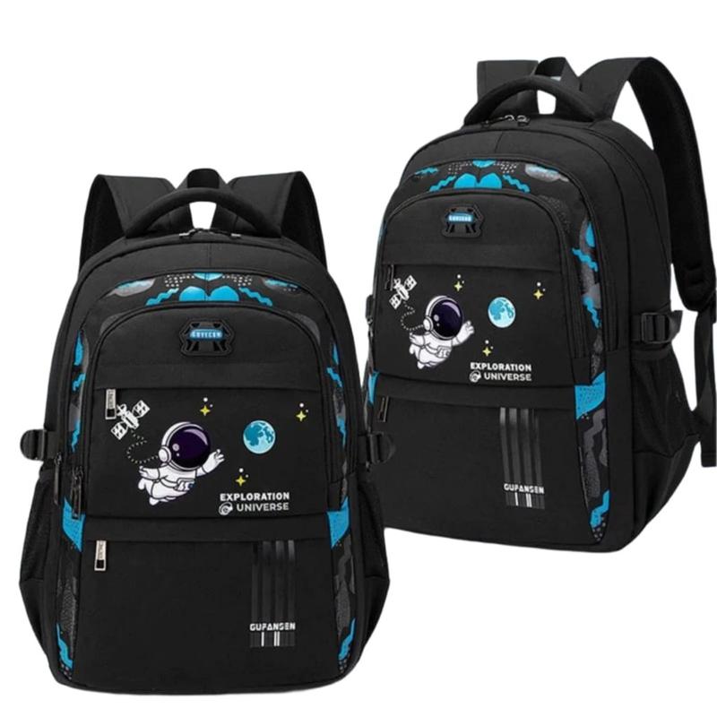 Product Introduction of Tas Ransel Sekolah Model Astronot Anak-anak dengan Banyak Kantong dan Kompartemen - Fashion 5