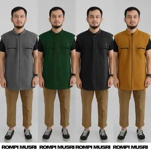 ROMPI MUSRI ROSAL POLOS / BAJU KOKO SHOLAT PRIA MODEL ROMPI MOTOR ORI
