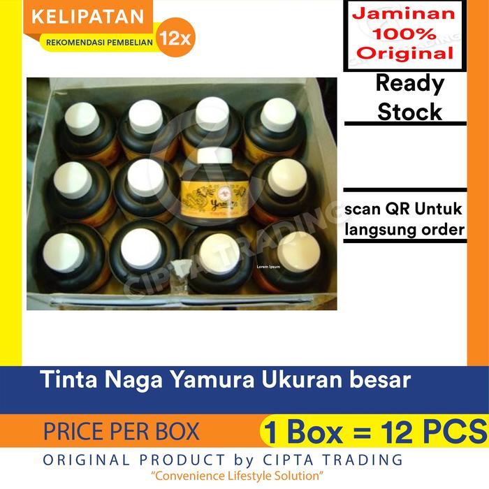Gambar Ink - Yamura - Tinta Naga (Besar per lusin) dari Cipta Trading Kota Administrasi Jakarta Barat Tokopedia