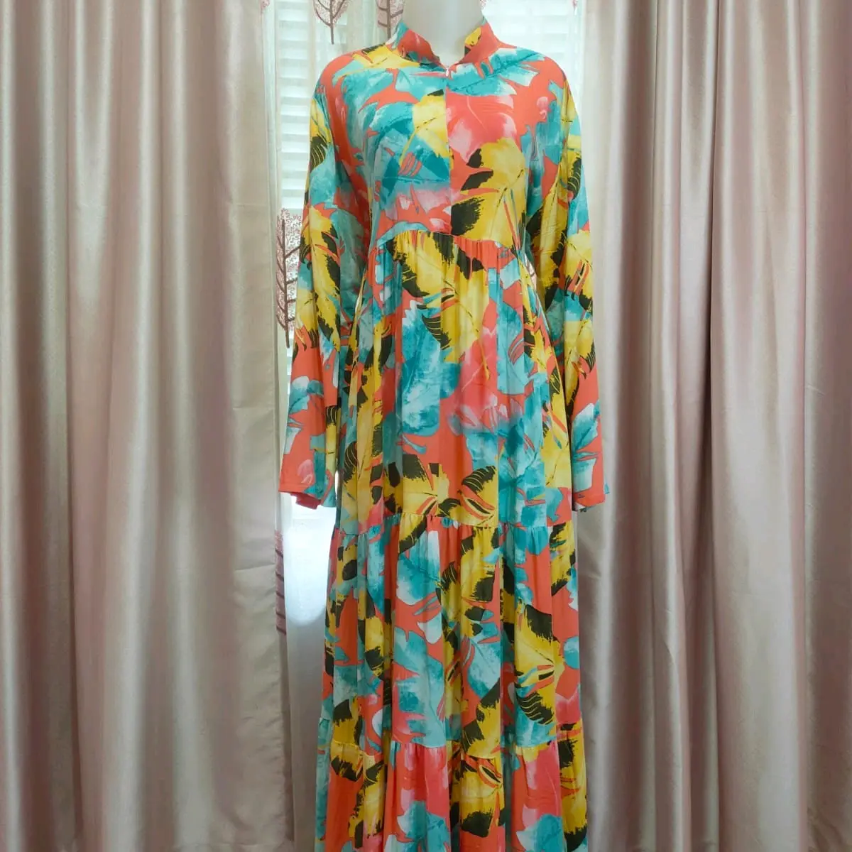 Refina Dress / Gamis Muslim / Rayon Premium