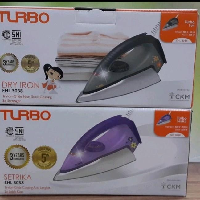 TURBO DRY IRON EHL3038 SETRIKA TURBO EHL3038 4