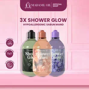 【BUNDLE 3 PCS】Madame Gie Shower Glow - Sabun Mandi Cair Mencerahkan Kulit dan Ph Balanced Kategori