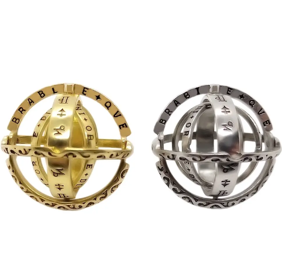 Astrosphere ring, deformable, dual purpose ring and pendant，New trend on Internet，gift necklace