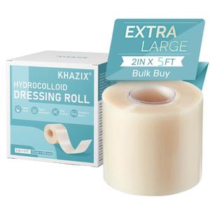 ハイドロコロイド絆創膏、人工皮膚ロール、水ぶくれ防止パッド、ノンスティック加工の創傷ケア、高い吸収性、カットフィットデザイン、コスト効率が良い