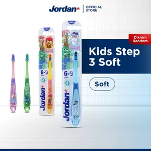 Jordan Oral Care Kids Step 3 Soft - Sikat Gigi Anak