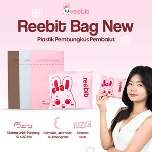 REEBIT BAG / Plastik Pembungkus Pembalut / Aroma Lavender, Camellia, Lemongrass + Pouch REEBIT BAG / Plastik Pembungkus Pembalut / Aroma Lavender, Camellia, Lemongrass + Pouch