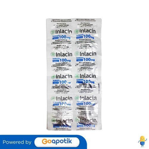 Gambar INLACIN 100 MG STRIP 6 KAPSUL dari Apt K-24 Bintang Farma by GoA Kota Bekasi Tokopedia