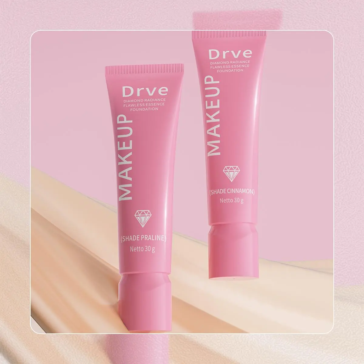 Drve Diamond Radiance Flawless Essence Foundation BB Cream 30g