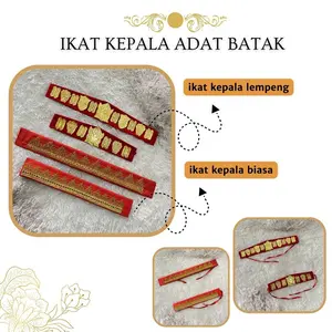 Ikat Kepala - Sortali Batak / Aksesoris Kepala Adat Batak  / Anak-anak / Dewasa / T U R