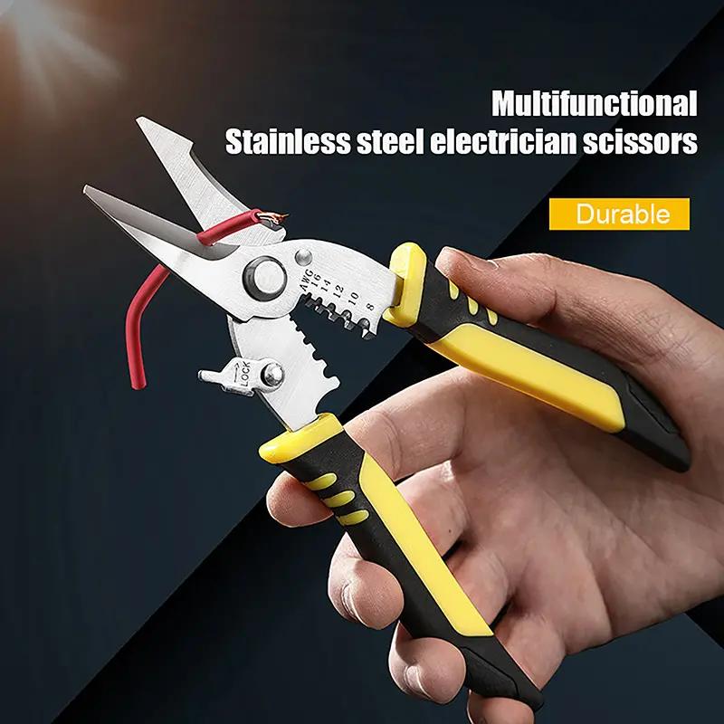máy cắt dây crimping kèn đa chức năng kẹp cởi bỏ móc cưa thợ điện thợ điện dụng…