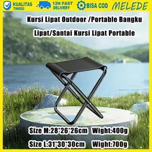 【12 Jam Pengiriman Cepat】MELEDE Kursi Mancing Lipat TrailTop Kursi Lipat Outdoor Kecil Beban Berat 120kg Kursi Santai Kursi Lipat Portable Portable Bangku Lipat tai Kursi Lipat Portable Portable Bangku Lipat