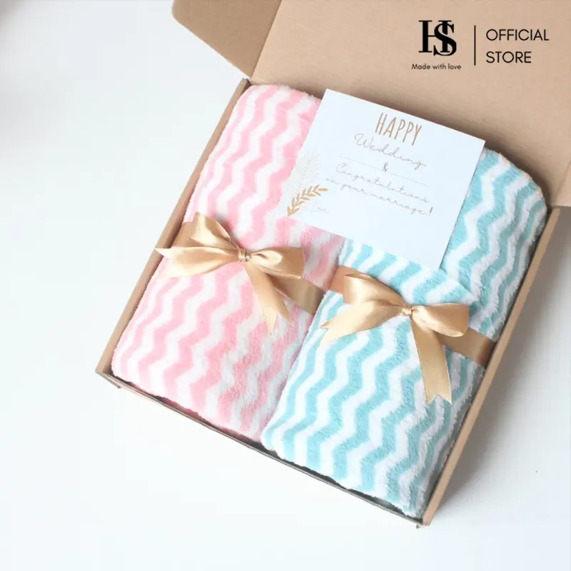 Kado Pernikahan Wedding Gift Hampers Handuk Dewasa Couple Seserahan Premium