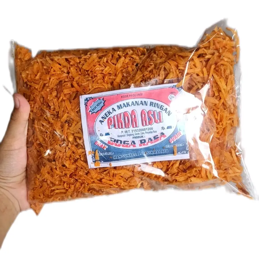 Pikda 500 gr Keripik Singkong Pedas Camilan Makanan