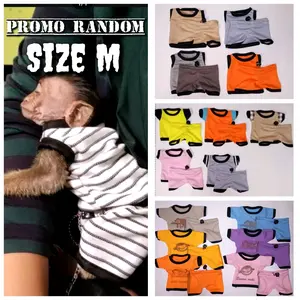 (Harga PROMO) Baju motif random/acak untuk monyet (size M)